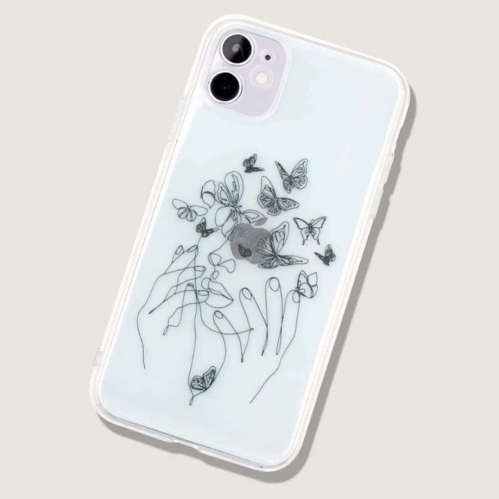 Abstract butterfly phone case - NWT